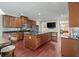 Modern kitchen with large island, stainless steel appliances, and hardwood floors at 224 Berwick Dr, Summerville,  29483