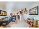 Living area includes comfortable seating and a TV at 30 Mariners Cay Dr, Folly Beach, SC 29439