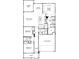 One-story home floor plan showcasing three bedrooms, two baths, and a two car garage at 316 Calm Water Way, Summerville, SC 29486