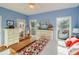 Bright bedroom with a king-size bed and large windows at 4415 Lord Proprietors Rd, Hollywood, SC 29449