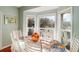 Charming breakfast nook with built in seating and a view of the backyard at 4415 Lord Proprietors Rd, Hollywood, SC 29449