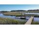 Wooden dock and floating platform on calm water at 4415 Lord Proprietors Rd, Hollywood, SC 29449