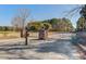 Gated entrance with brick pillars, showcasing a grand entrance to the property at 4415 Lord Proprietors Rd, Hollywood, SC 29449