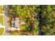 Aerial view of house and property, showcasing a large backyard at 1068 Blockade Runner Pkwy, Summerville, SC 29485