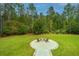 Inviting fire pit area with seating and landscaping at 1068 Blockade Runner Pkwy, Summerville, SC 29485