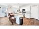 Modern kitchen with white cabinets, granite countertops, and stainless steel appliances at 126 Sunray Ln, Summerville,  29486