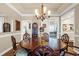 Formal dining room with round table and seating at 1272 Waterfront Dr, Mount Pleasant, SC 29464