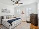 Bright bedroom with a comfy bed and plenty of natural light at 128 Beresford Creek St, Charleston, SC 29492