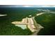 Aerial view of community development in progress at 136 Lilac Grove Way, Summerville, SC 29486