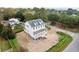 New two-story home with gray roof, white siding, and elevated foundation at 1577 Periwinkle Dr, Mount Pleasant, SC 29466