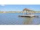 Relaxing gazebo on the lake with a view of the community at 1781 Brittlebush Ln, Johns Island,  29455