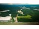 Aerial view of new home community development with pond at 215 Terrace View Dr, Summerville, SC 29486