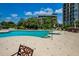 Inviting resort-style swimming pool with ample deck space at 221 S Plaza Ct # 107, Mount Pleasant, SC 29464