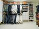 Well-organized walk-in closet with custom shelving and drawers at 221 S Plaza Ct # 107, Mount Pleasant, SC 29464