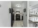 Modern kitchen with granite countertops and black appliances at 302 Salterton St, Summerville,  29485