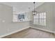 Dining area with hardwood floors and view of kitchen at 307 Salterton St, Summerville,  29485