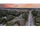 High-angle view of property near highway and waterway at 105 Folly Road Blvd, Charleston, SC 29407