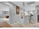 Upstairs hallway with pool table view and telescope at 111 Dasharon Ln, Goose Creek, SC 29445