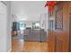 Entryway with hardwood floors and view into living room at 15 Palomino Ct, Charleston, SC 29407