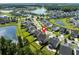Aerial view of house and neighborhood, showcasing the community and location at 192 Lindera Preserve Blvd, Summerville, SC 29486