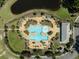 Community pool with surrounding lounge chairs and landscaping at 192 Lindera Preserve Blvd, Summerville, SC 29486