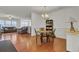 Dining area with hardwood floors and chandelier at 406 Bear Tree Ct, Moncks Corner, SC 29461