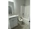 Bathroom with shower, toilet, and granite countertop at 938 Weeks Ln, Round O, SC 29474