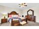 Bedroom with wood furniture and carpeted floor at 223 Laurel Crest Way, Summerville, SC 29486