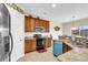 Kitchen with stainless steel appliances and granite countertops at 223 Laurel Crest Way, Summerville, SC 29486