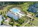 Community pool and surrounding amenities from above at 226 Midtown Ave, Summerville, SC 29486