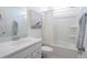 Clean bathroom with a tub shower combination at 572 Richfield Way Way, Summerville, SC 29486