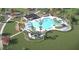 Relaxing community pool with plenty of lounge chairs at 572 Richfield Way Way, Summerville, SC 29486