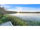 Lake view from a wooden deck, showcasing calm water and vegetation at 823 Recess Point Dr, Moncks Corner, SC 29461