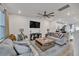 Spacious living room with open floor plan and access to kitchen at 823 Recess Point Dr, Moncks Corner, SC 29461