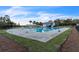 Community pool with a surrounding patio and relaxing gazebos at 823 Recess Point Dr, Moncks Corner, SC 29461