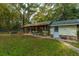 Backyard with covered patio and storage shed at 109 Beacon Ave, Moncks Corner, SC 29461