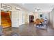 Multi-purpose game room with concrete floors and a wood staircase at 109 Beacon Ave, Moncks Corner, SC 29461