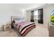 Comfortable bedroom with a king-size bed, large TV and carpet flooring at 314 Black Birch Dr, Summerville, SC 29486