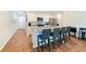 Modern kitchen with island, granite countertops, and stainless steel appliances at 314 Black Birch Dr, Summerville, SC 29486