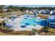 Community pool with lap lanes, water features, and lounging areas at 314 Black Birch Dr, Summerville, SC 29486