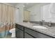 Clean bathroom with granite countertop and shower/tub at 7833 Montview Rd, North Charleston, SC 29418
