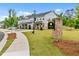 Townhouse community with brick sign and landscaping at 7833 Montview Rd, North Charleston, SC 29418