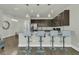 Eat-in kitchen island with seating and stainless steel appliances at 7833 Montview Rd, North Charleston, SC 29418
