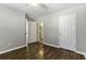 Bedroom with hardwood floors, a closet and bathroom access at 1370 Pinnacle Rd, Charleston, SC 29412