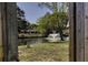 View of a pond with a fountain from the backyard at 1370 Pinnacle Rd, Charleston, SC 29412