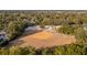 Aerial view of a baseball field in a wooded residential area at 2149 Edisto Ave, Charleston, SC 29412