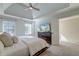 Main bedroom with tray ceiling, walk-in closet and ensuite bathroom access at 2778 Seastrand Ln, Mount Pleasant, SC 29466