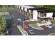 Aerial view of modern garage community with ample parking at 3100 Fickling Hill Rd # 7, Johns Island, SC 29455