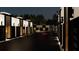 Modern building at night with well-lit parking and garage spaces at 3100 Fickling Hill Rd # 8, Johns Island, SC 29455