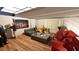 Modern lounge area with comfortable seating and large artwork at 3100 Fickling Hill Rd # 8, Johns Island, SC 29455